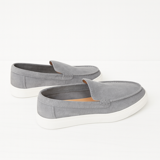The Classic Suede Loafer Grey