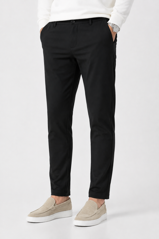The Premium Lorenzo Shine Trouser Black