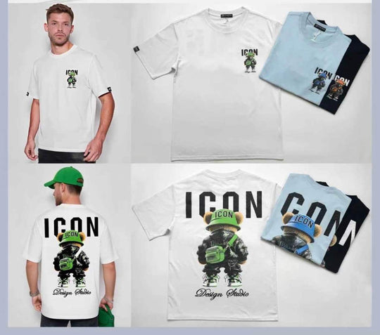 ICON Adventure Bear Oversized Tee T Shirt