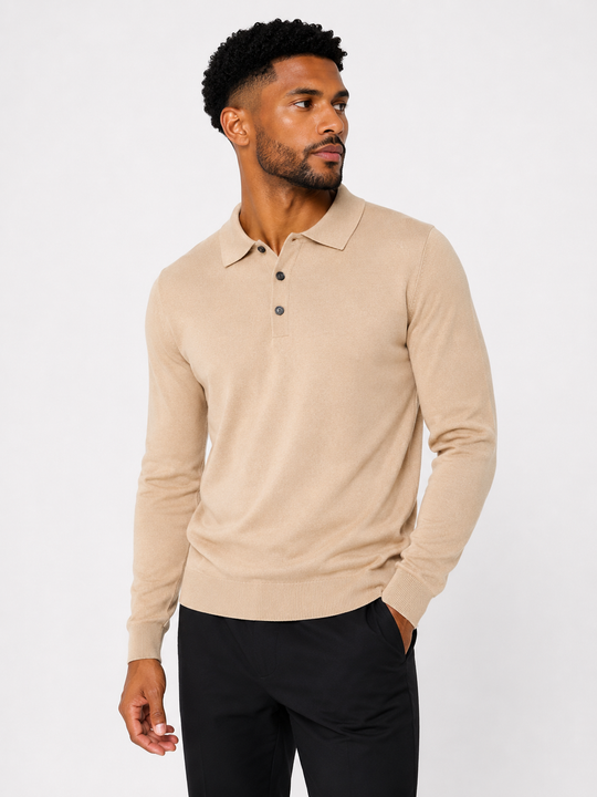 The Bellini Knit Polo Sweater