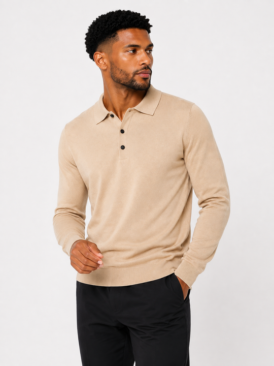 The Bellini Knit Polo Sweater
