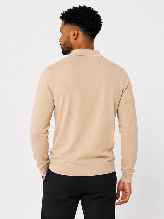 The Bellini Knit Polo Sweater