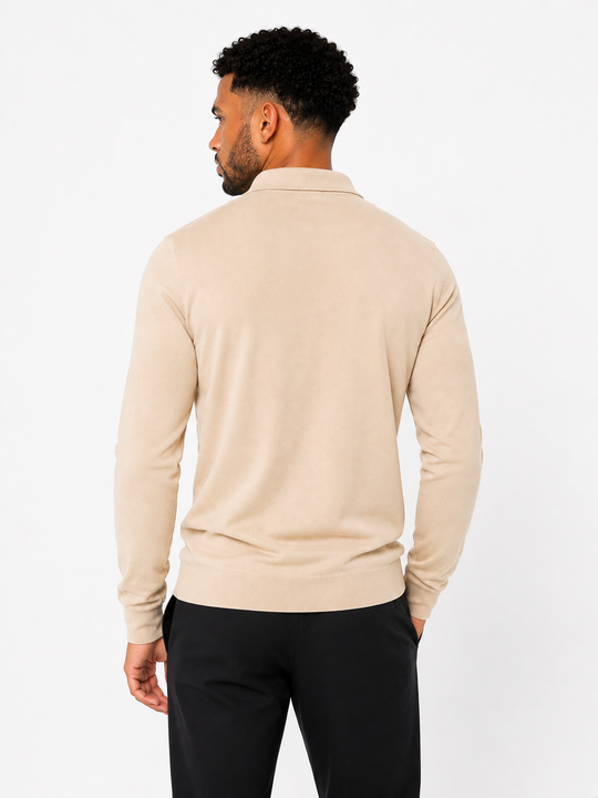 The Firenze Knit Zip Sweater