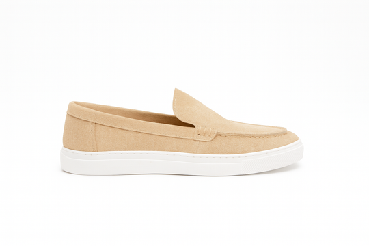 The Classic Suede Loafer Beige