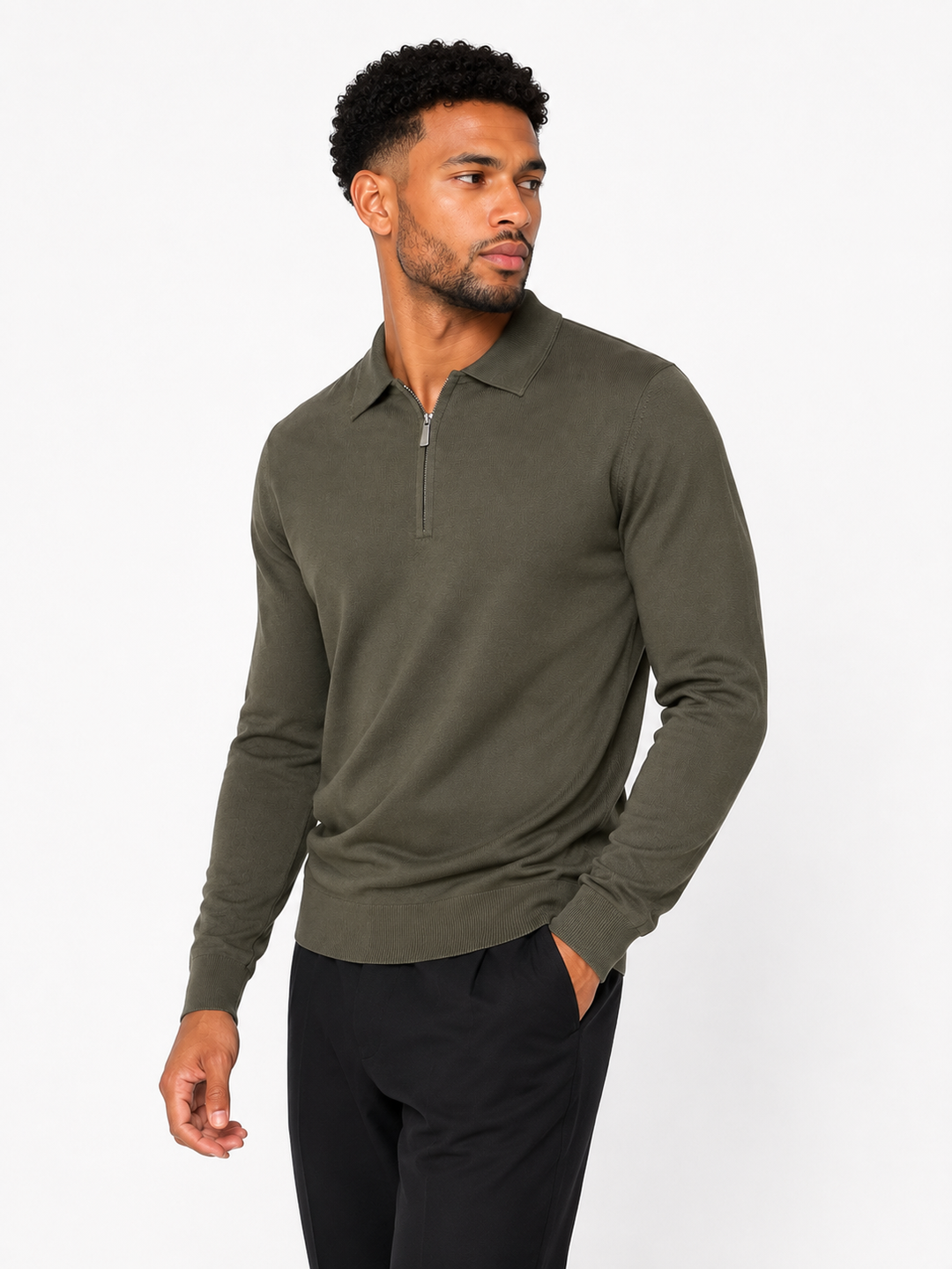 The Firenze Knit Zip Sweater