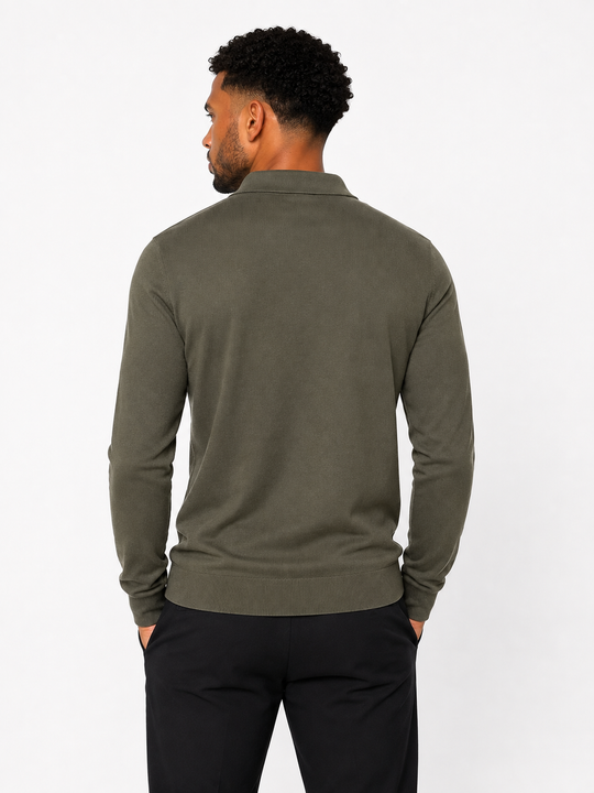 The Firenze Knit Zip Sweater