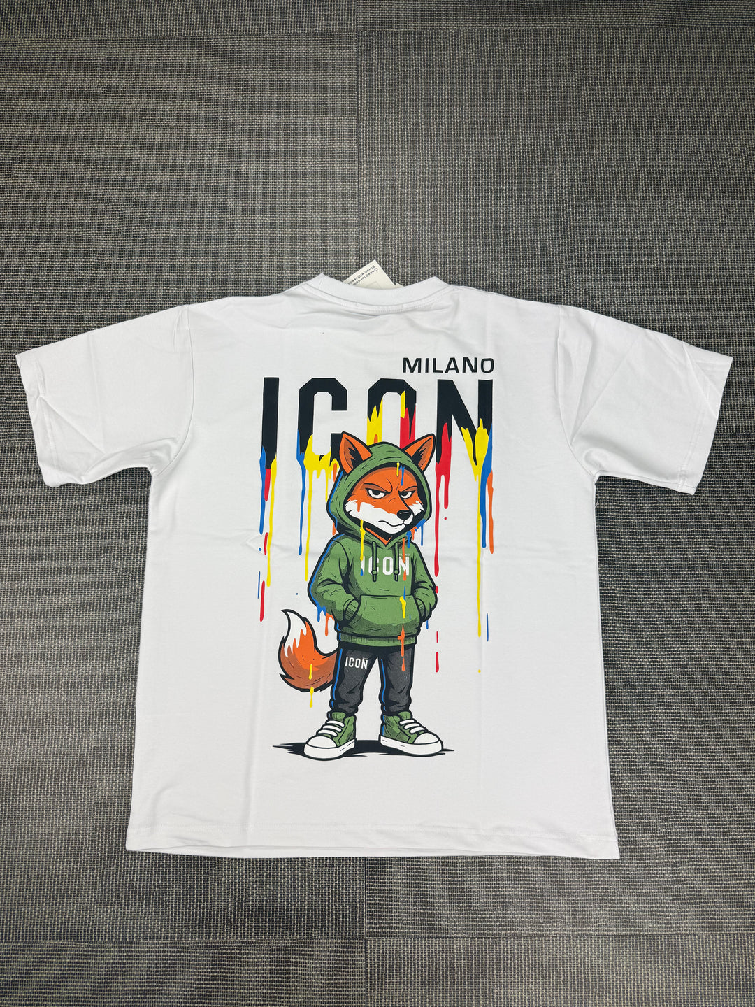 ICON Color Splash Fox Tee Oversized T-Shirt