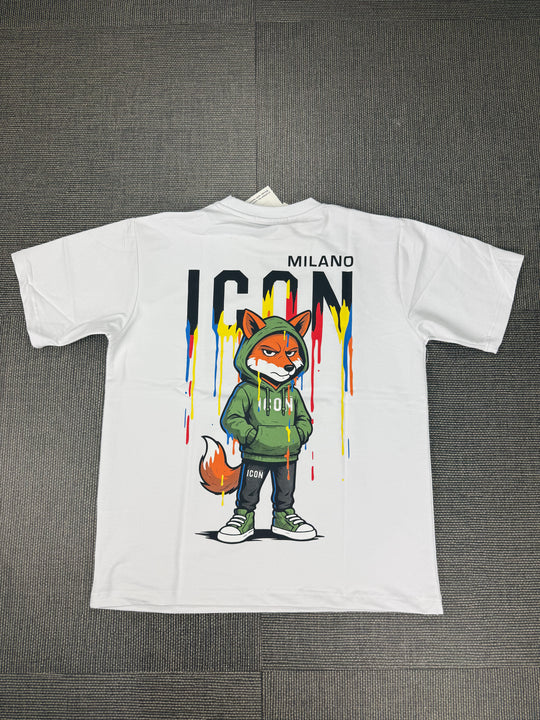ICON Color Splash Fox Tee Oversized T-Shirt
