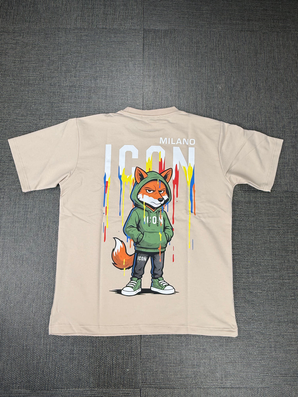 ICON Color Splash Fox Tee Oversized T-Shirt