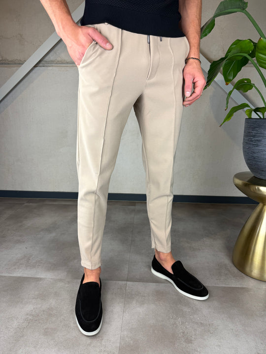 Striped Relax Wear Chino Beige