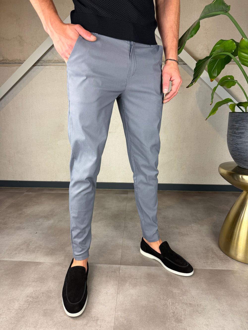 The Milano Chino - Dark Grey
