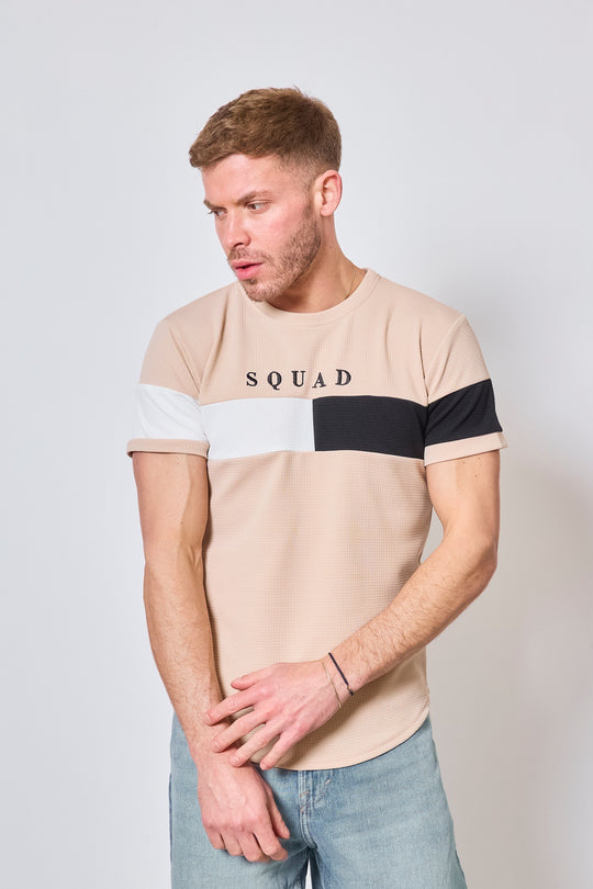 Squad T Shirt Beige