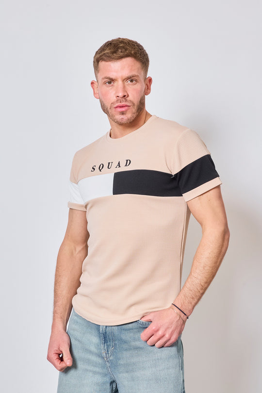 Squad T Shirt Beige