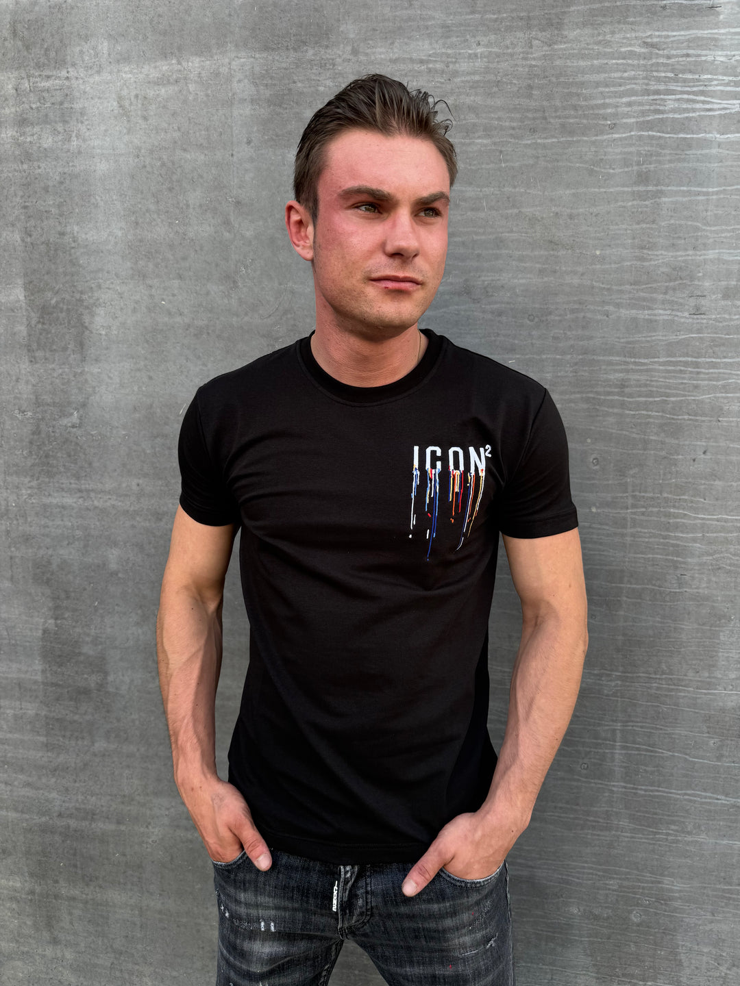 Icon2 Color Splash Drip T-Shirt