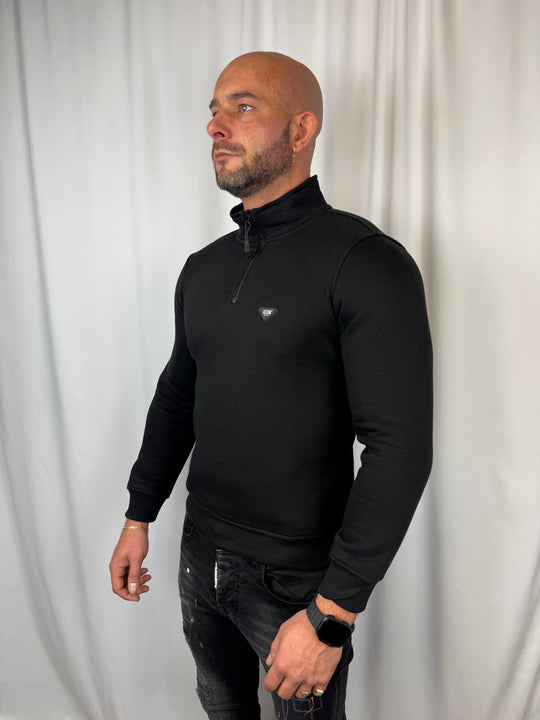 Icon2 Badge Zip Sweater