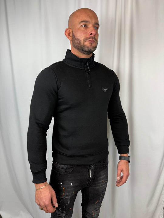 Icon2 Badge Zip Sweater