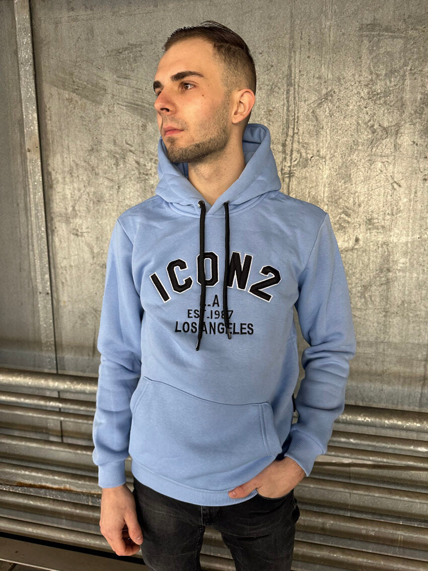 Icon Hoodie Los Angeles Blauw