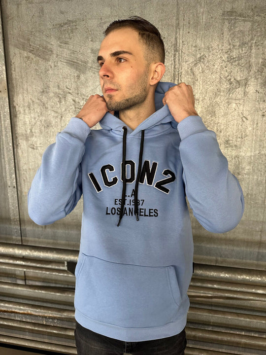 Icon Hoodie Los Angeles Blauw