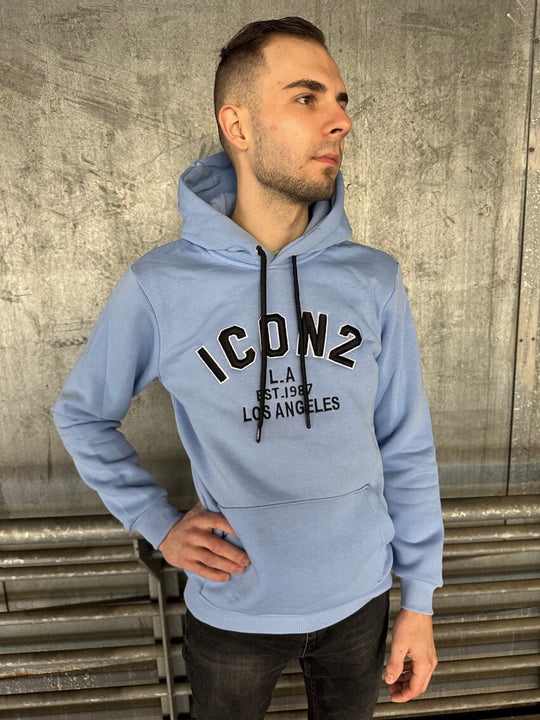 Icon Hoodie Los Angeles Blauw