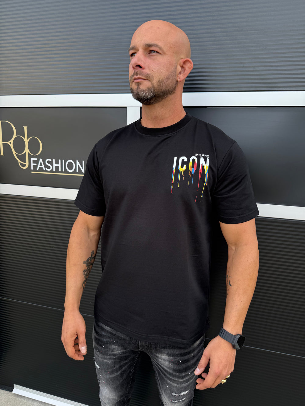 ICON Color Splash Fox Tee Oversized T-Shirt