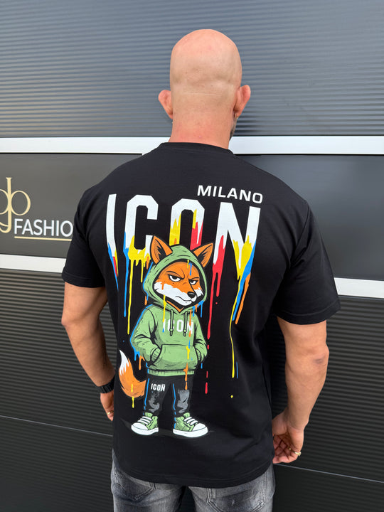 ICON Color Splash Fox Tee Oversized T-Shirt