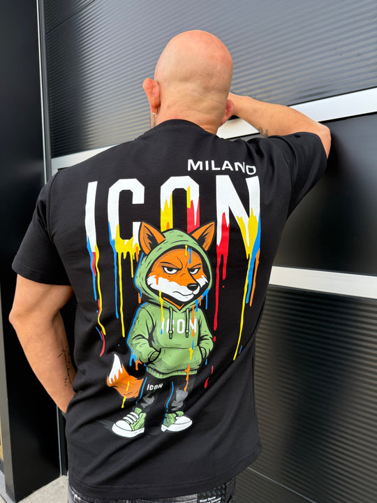 ICON Color Splash Fox Tee Oversized T-Shirt