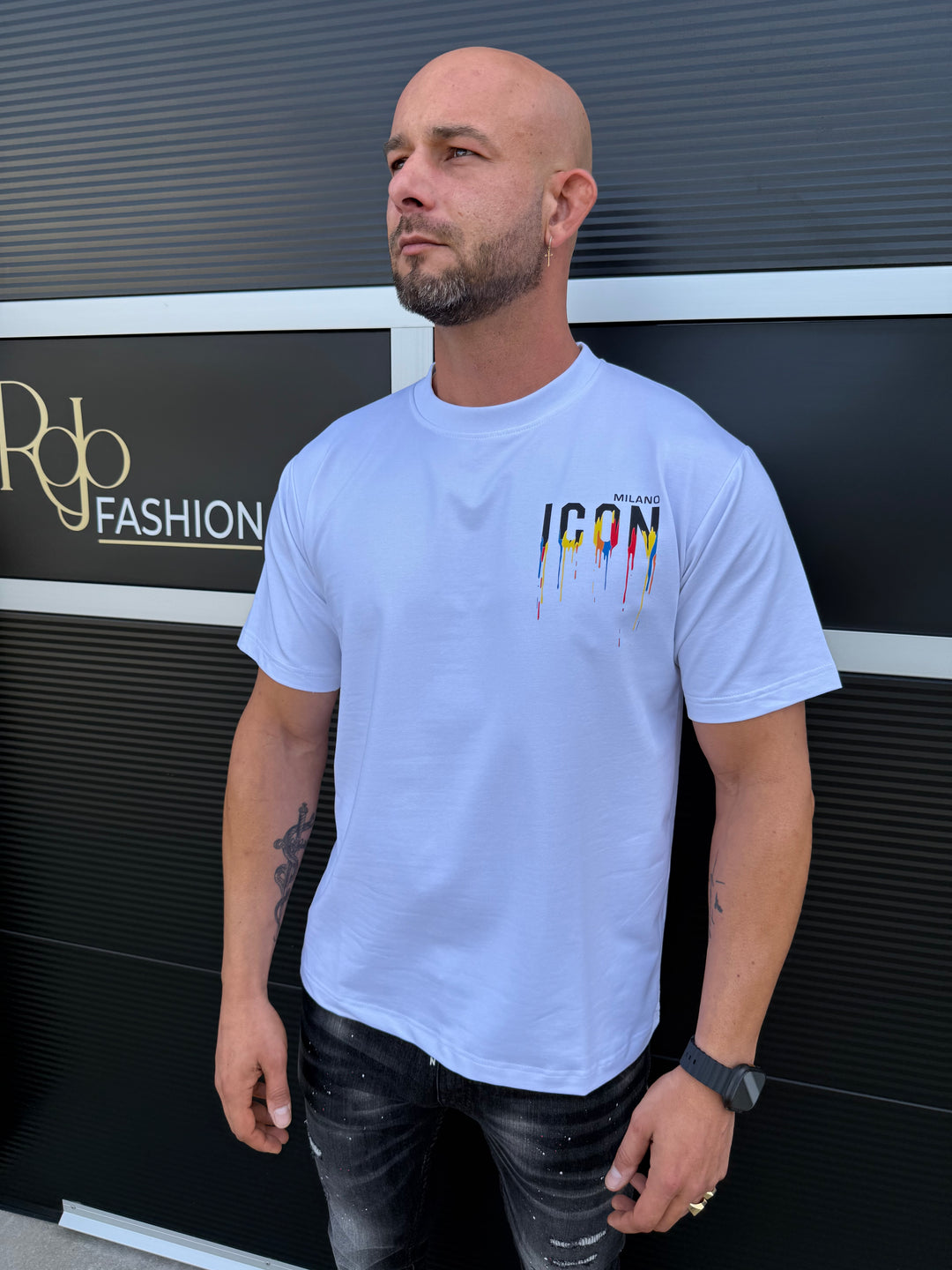 ICON Color Splash Fox Tee Oversized T-Shirt