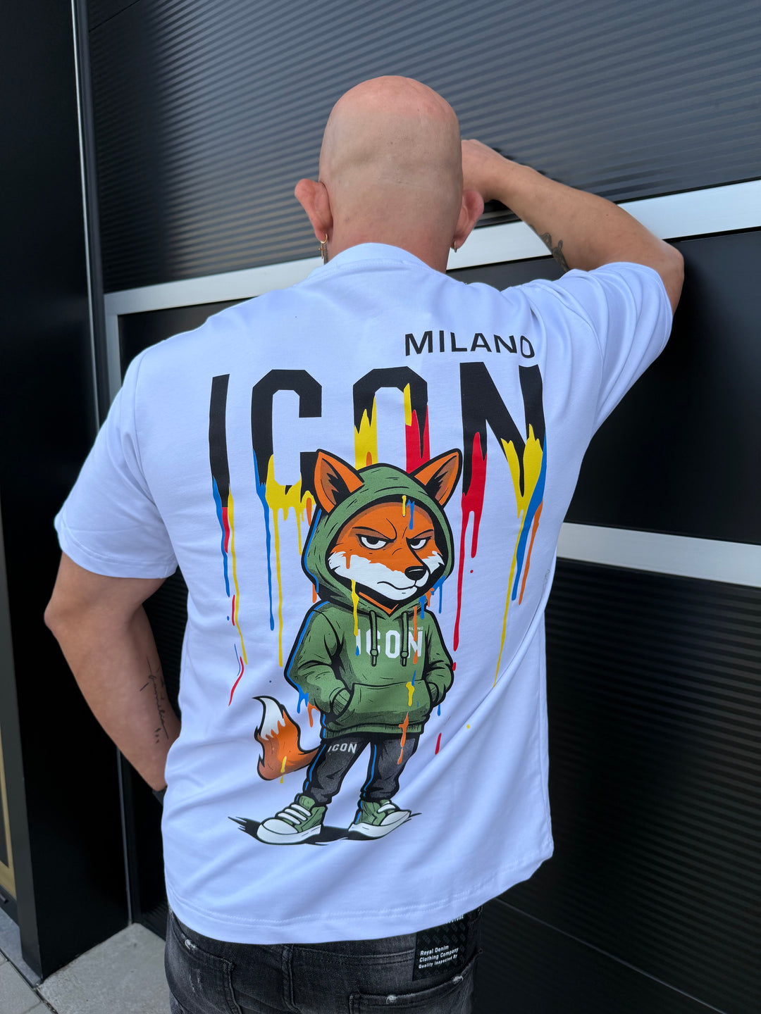 ICON Color Splash Fox Tee Oversized T-Shirt