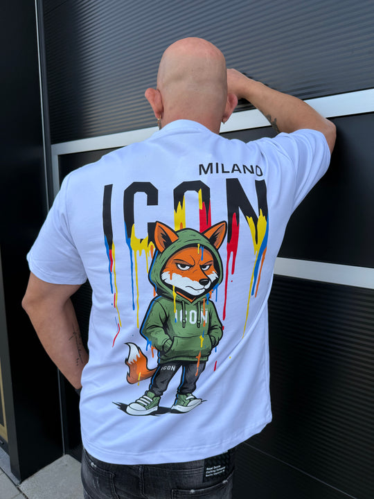ICON Color Splash Fox Tee Oversized T-Shirt