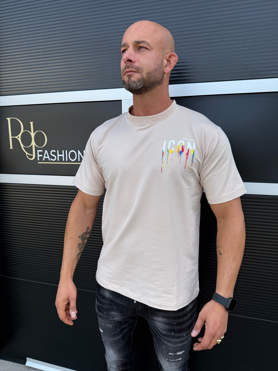 ICON Color Splash Fox Tee Oversized T-Shirt