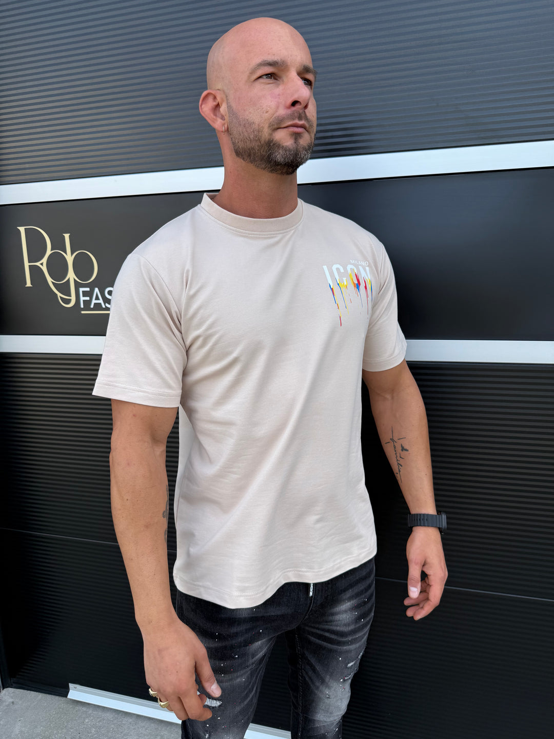 ICON Color Splash Fox Tee Oversized T-Shirt