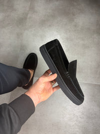 The Classic Suede Loafer Black
