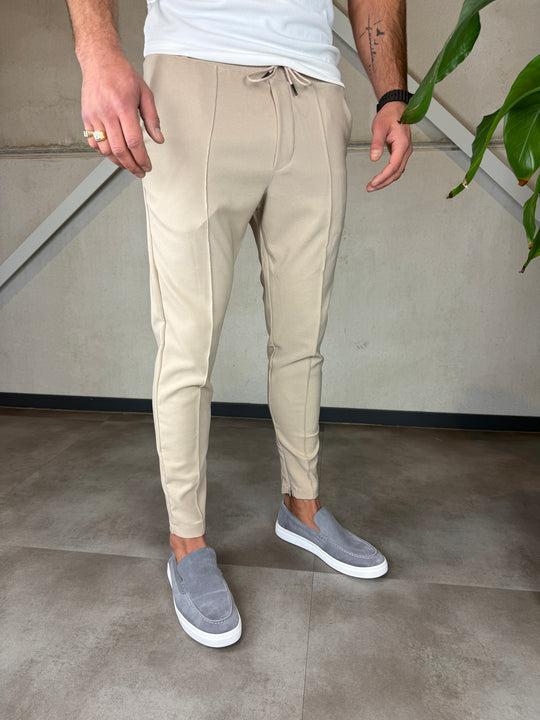 Striped Relax Wear Chino Beige