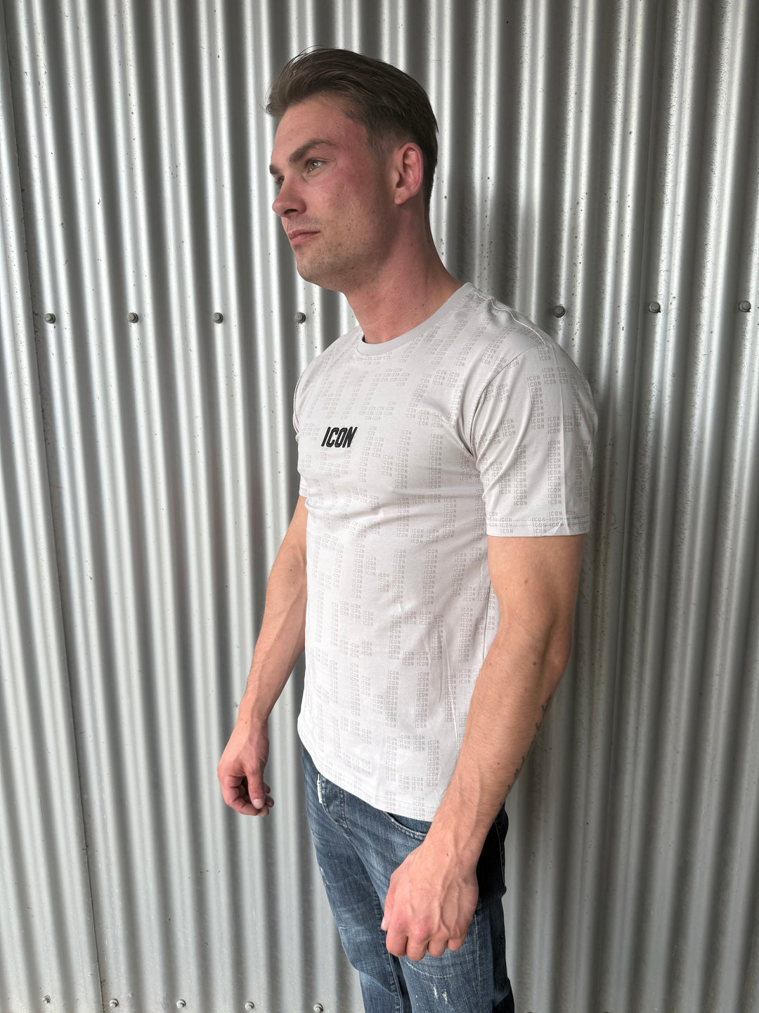 Icon Repeated Logo T-Shirt