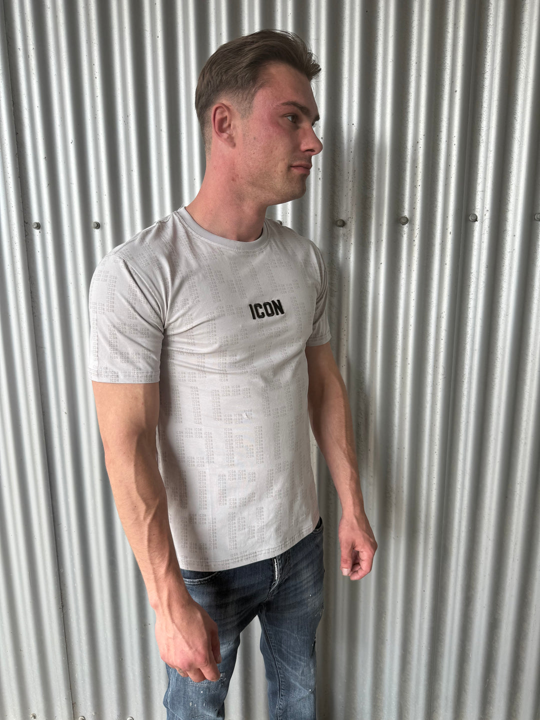 Icon Repeated Logo T-Shirt