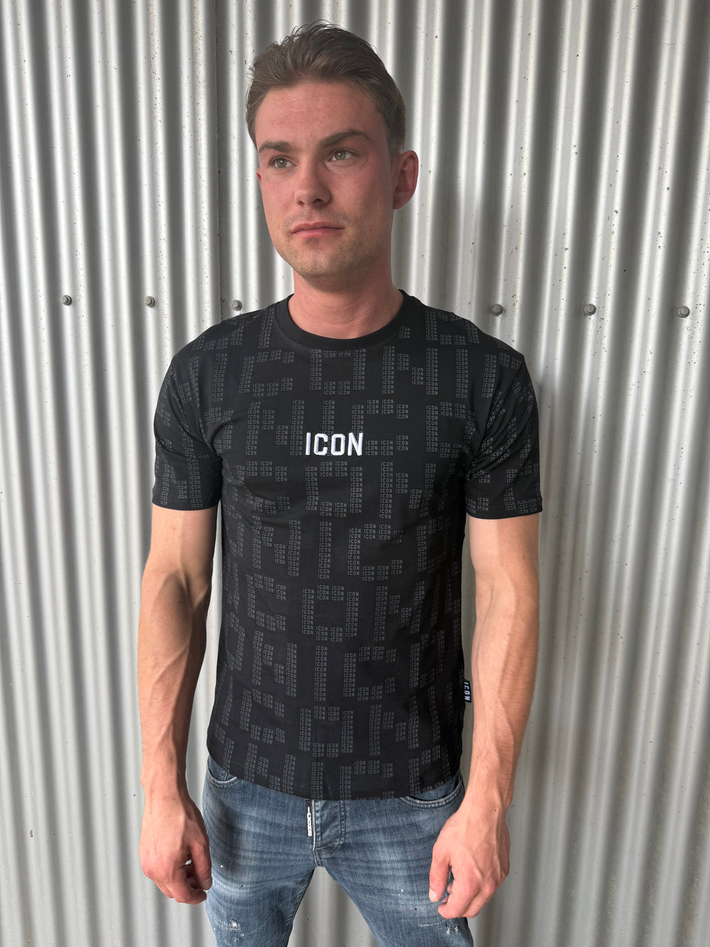 Icon Repeated Logo T-Shirt