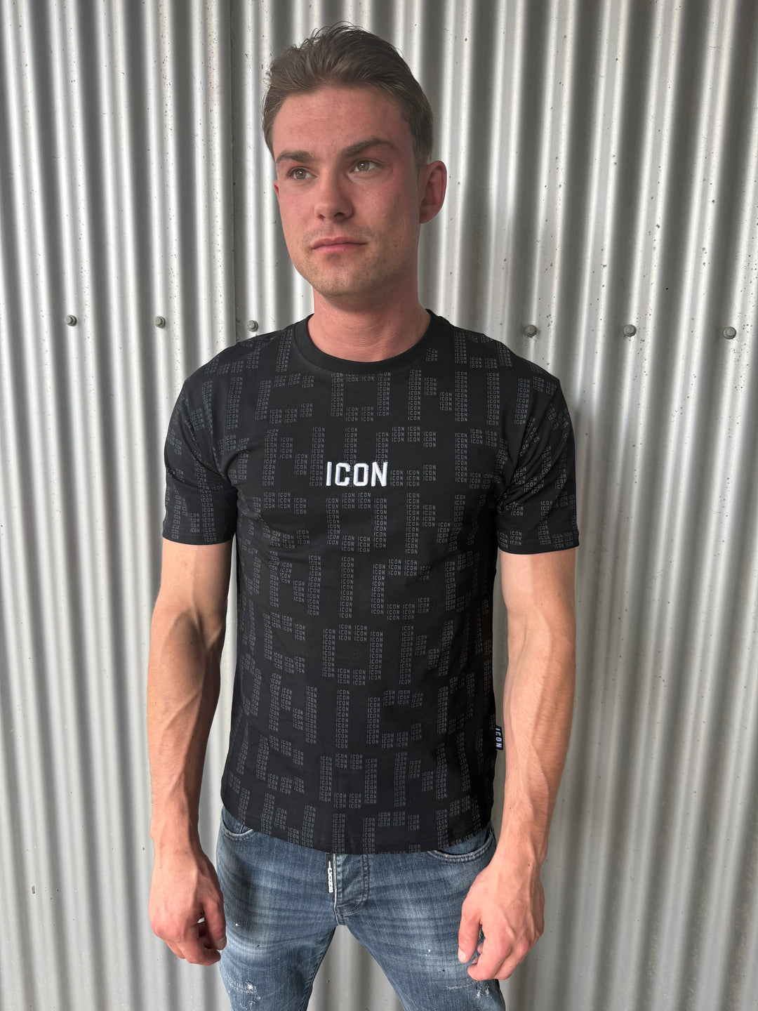 Icon Repeated Logo T-Shirt