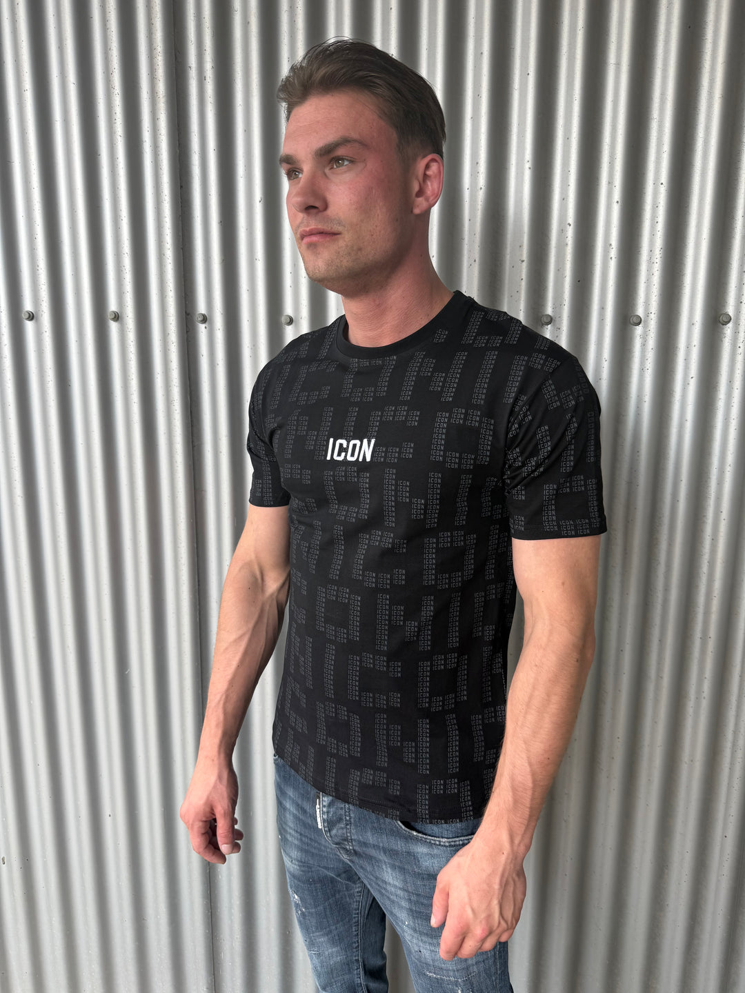 Icon Repeated Logo T-Shirt