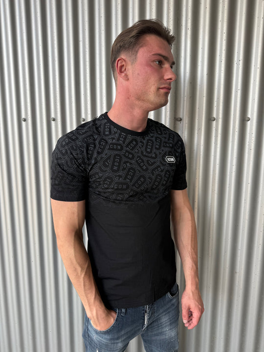 Icon Shadow Pattern T-Shirt