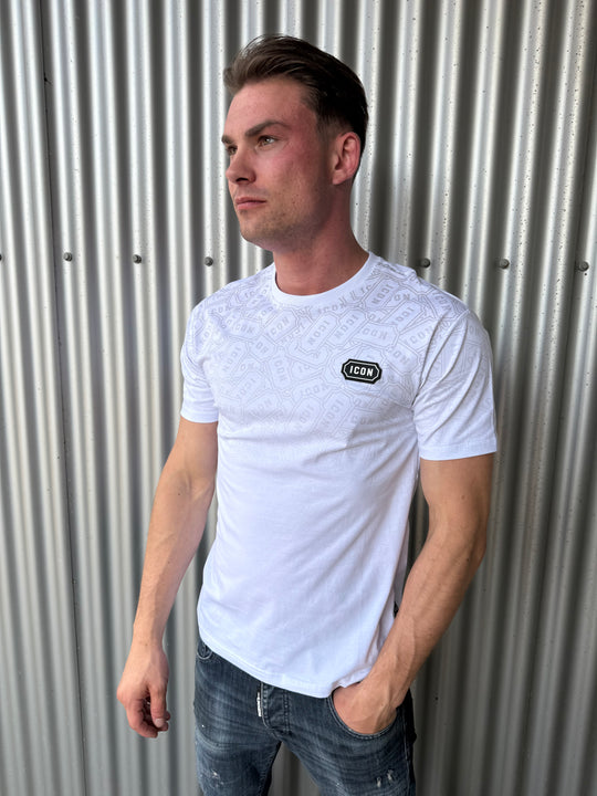 Icon Shadow Pattern T-Shirt