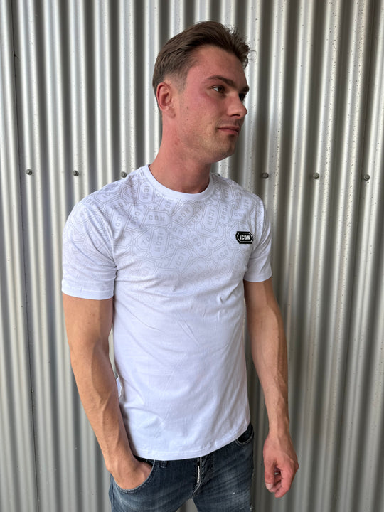 Icon Shadow Pattern T-Shirt