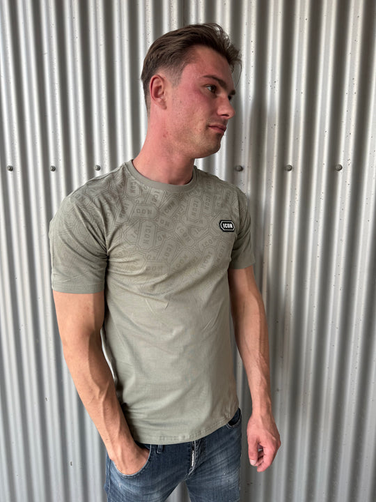 Icon Shadow Pattern T-Shirt