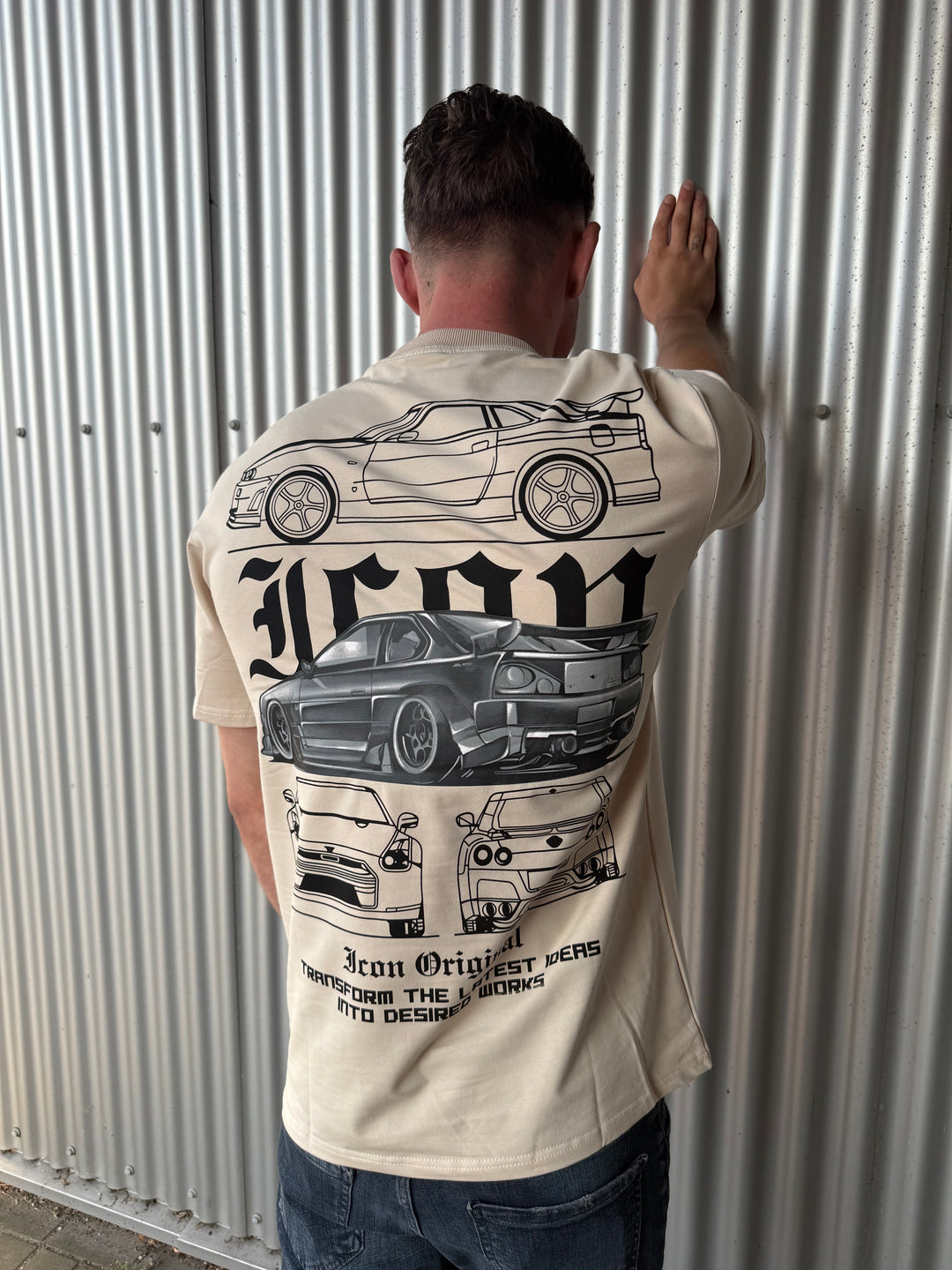 Icon Turbo Car Oversized T-Shirt