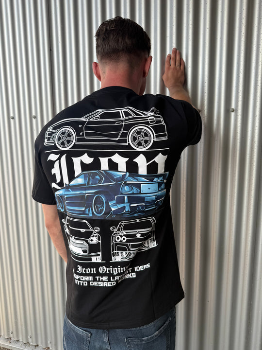 Icon Turbo Car Oversized T-Shirt
