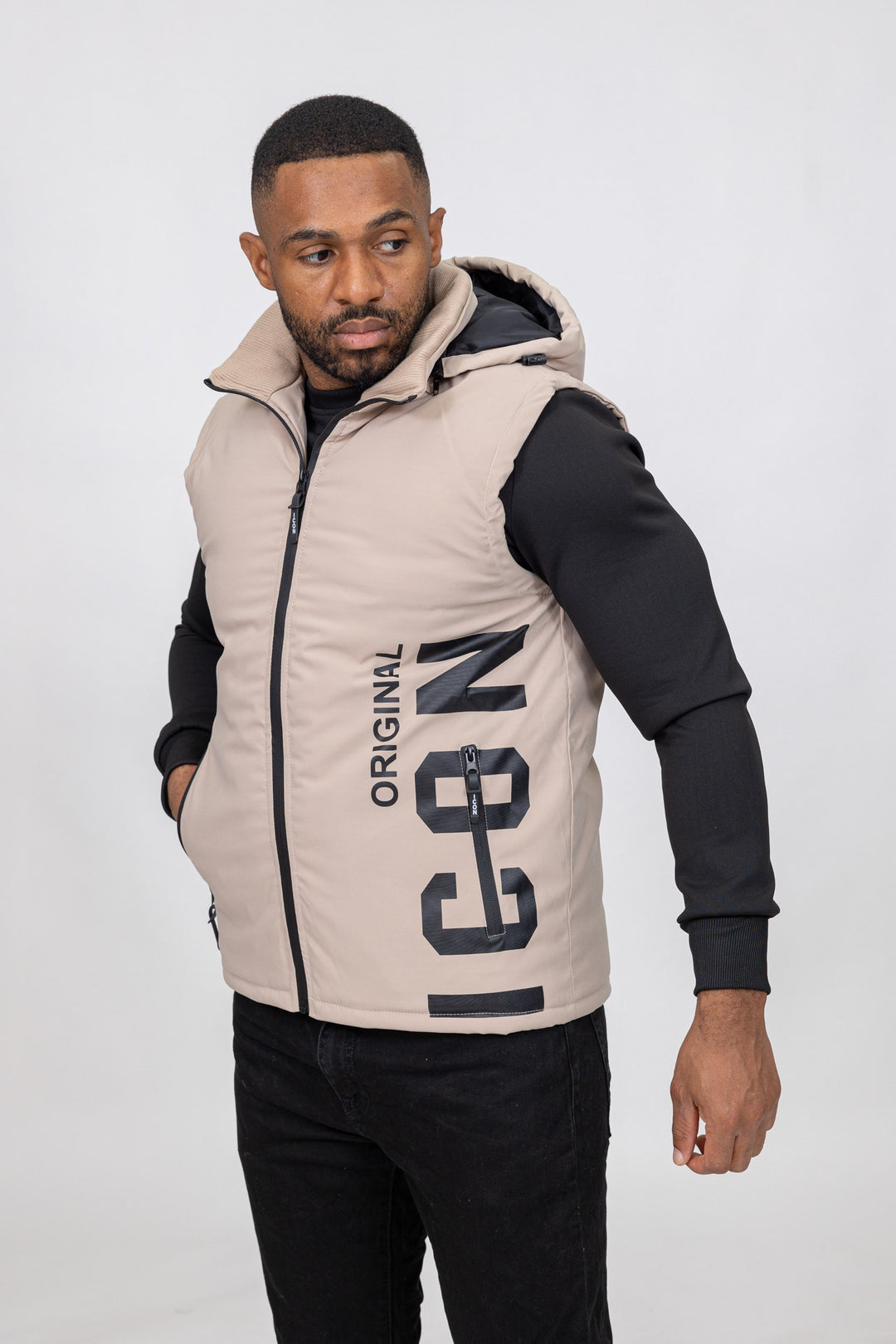 Icon Original Bodywarmer Met Capuchon 1092