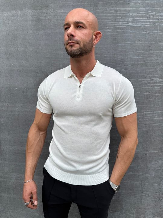 Casual Luxe Half Zip T Shirt HY25