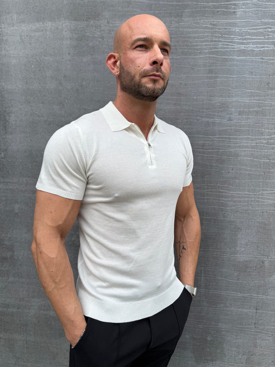 Casual Luxe Half Zip T Shirt HY25