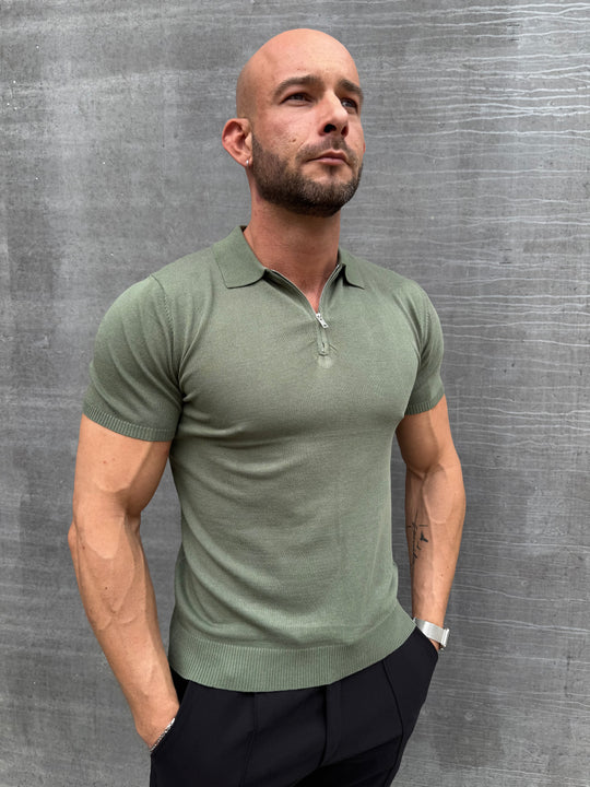 Casual Luxe Half Zip T Shirt HY25