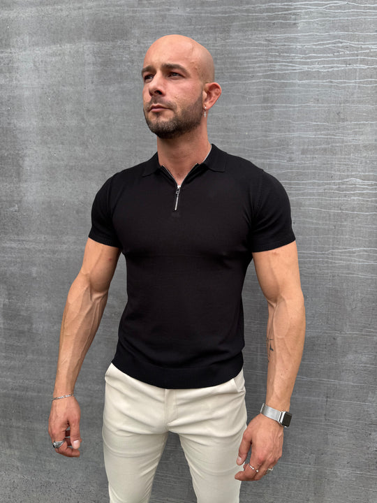 Casual Luxe Half Zip T Shirt HY25