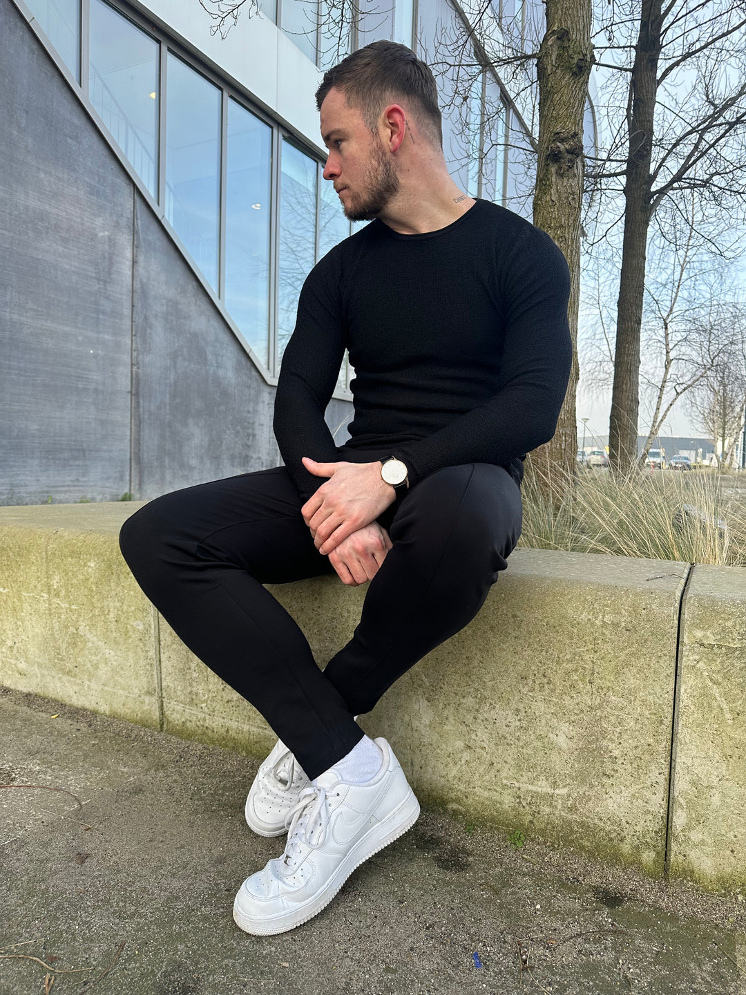 Modern Ribbed Longsleeve